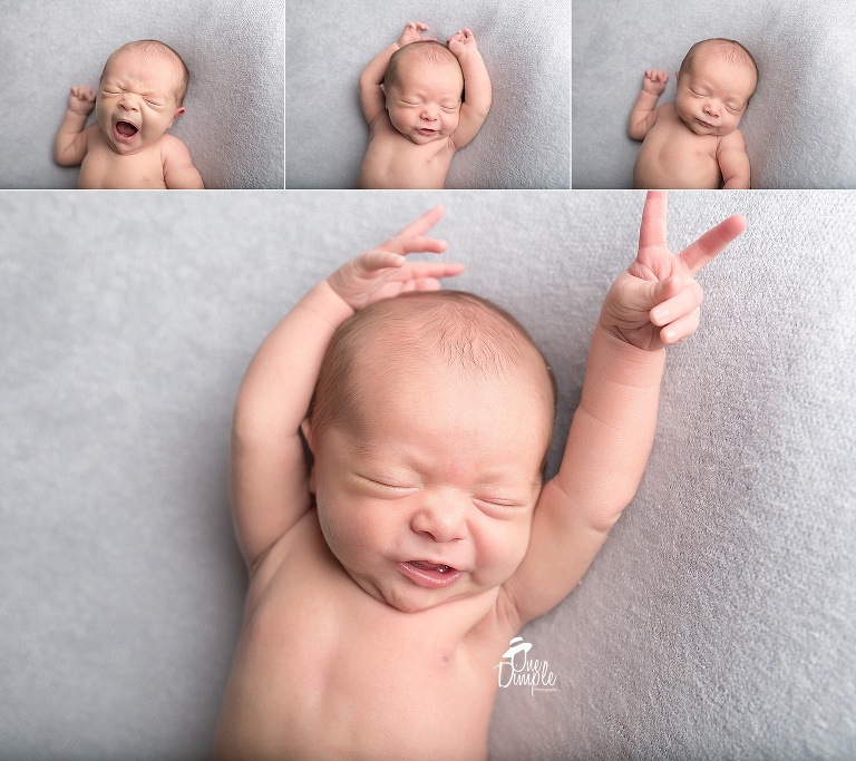 Natural Newborn Poses By Dallas Photographer