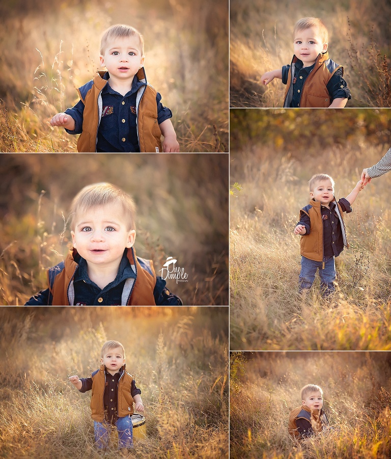 1 year baby session outdoors