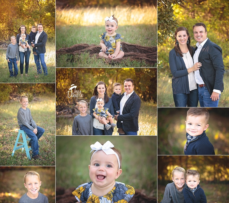 Outdoor Fall Mini Session in the DFW area Southlake, TX