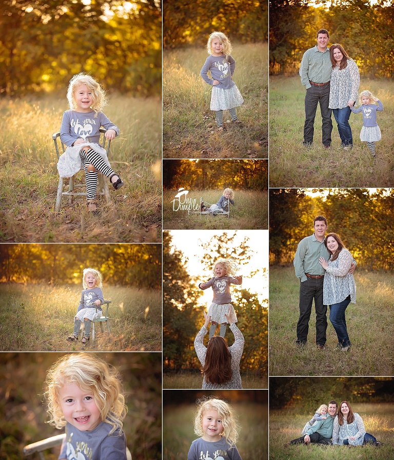 Outdoor Fall Mini Session in the DFW area Southlake, TX