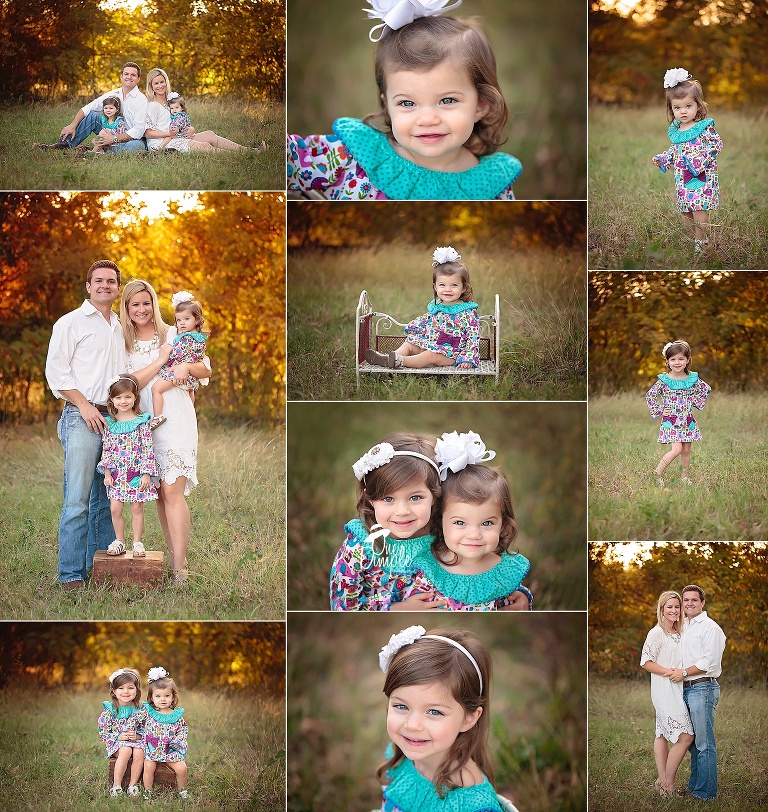 Outdoor Fall Mini Session in the DFW area Southlake, TX